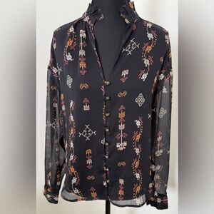 Anthropologie Pilcro Long‎ Sleeve Blouse